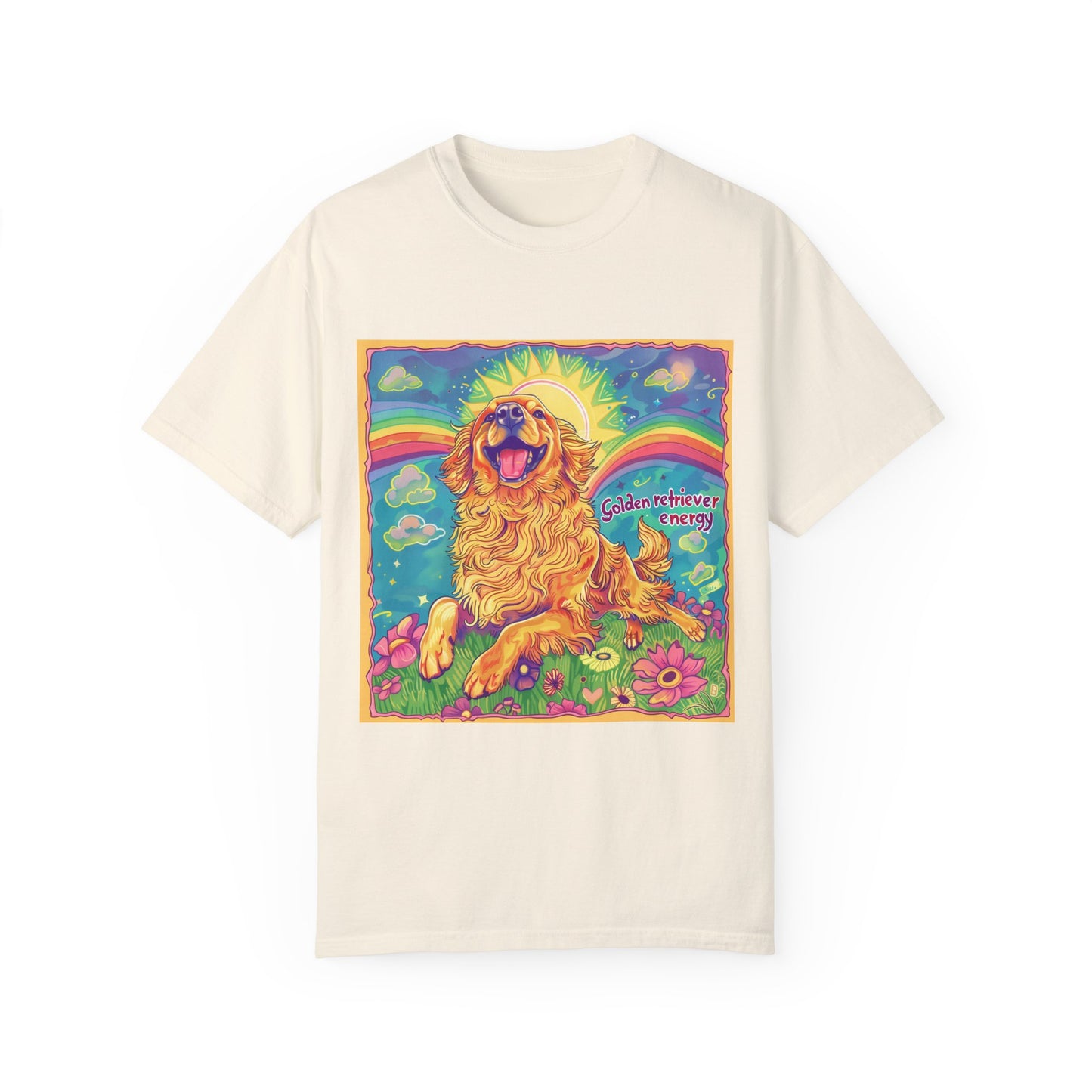 Golden Retriever Energy Graphic Tee