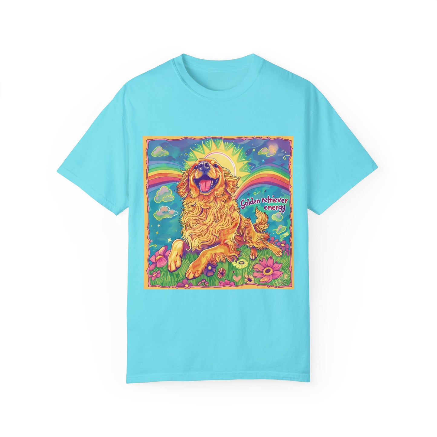 Golden Retriever Energy Graphic Tee