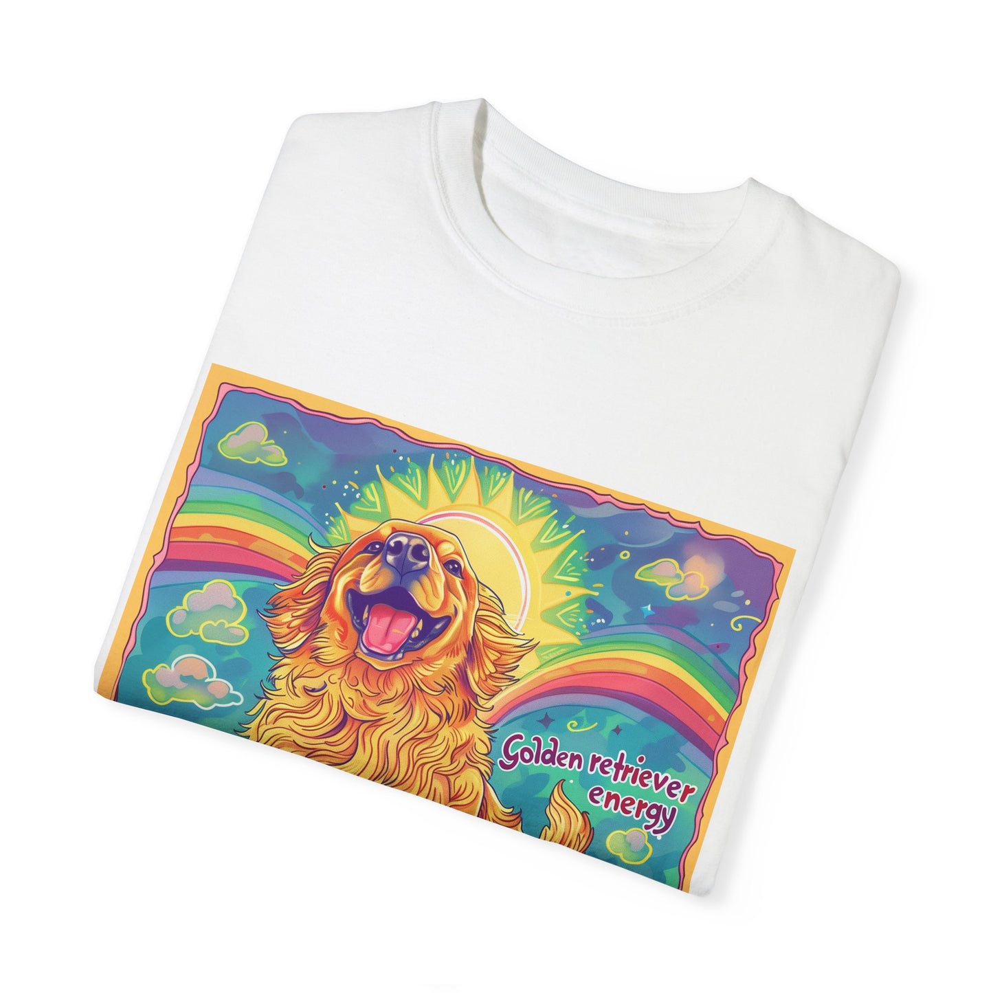 Golden Retriever Energy Graphic Tee