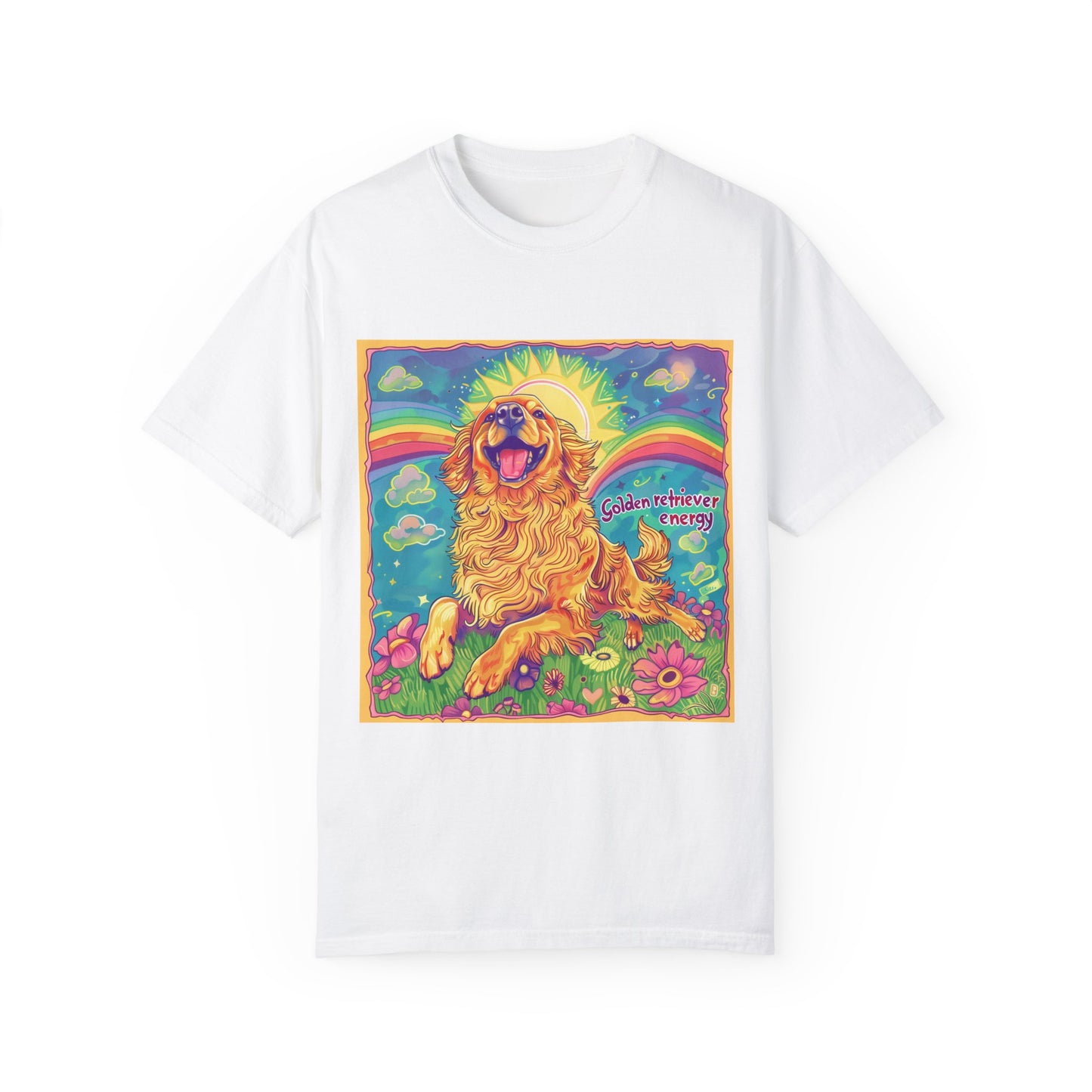 Golden Retriever Energy Graphic Tee