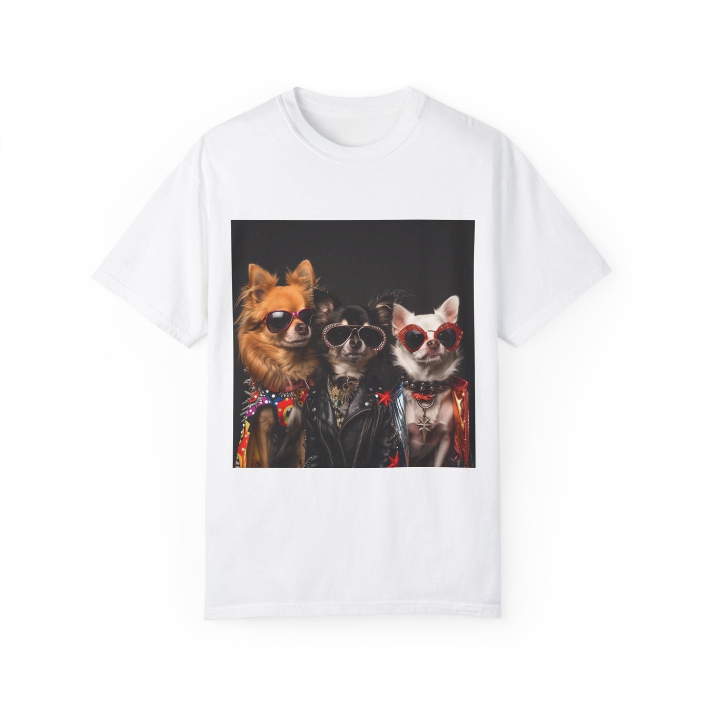 Chihuahua Rockband Graphic Tee